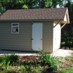 10x14 Gable with cedar brackets Franklin WI #2